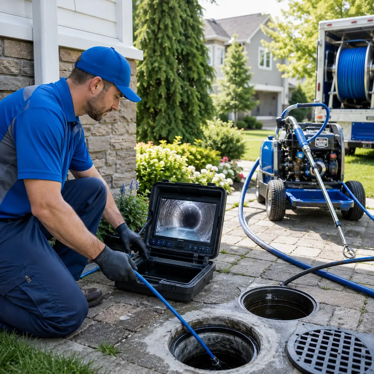 Outdoor drain cleaning professionals serving Steubenville, OH